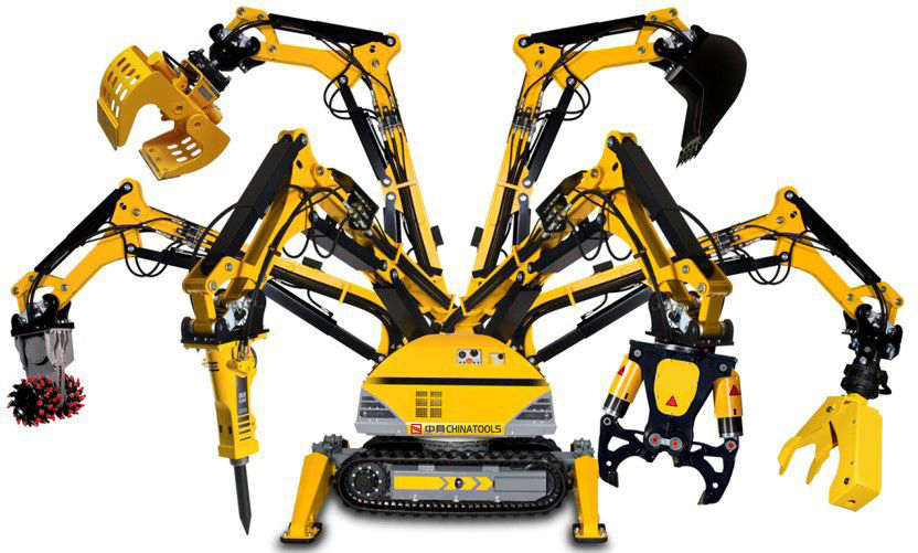 Una macchina con migliaia di volti - accessori per escavatori crawler