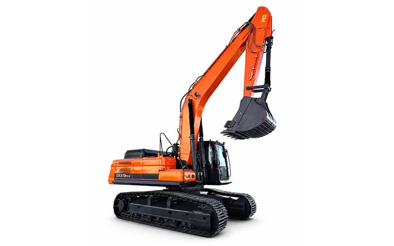Il frantoio definitivo per roccia dura per miniere! L'escavatore DX370PC-9 da 35,6 tonnellate è la soluzione perfetta per tutti i tipi di problemi di Il frantoio definitivo per roccia dura per miniere! L'escavatore DX370PC-9 da 35,6 tonnellate è la soluzione perfetta per tutti i tipi di problemi di