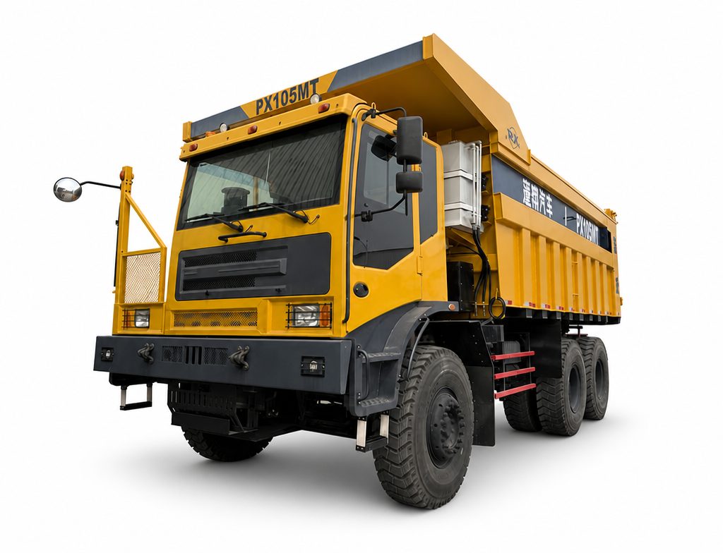 Autocarro con cassone ribaltabile da miniera fuoristrada PX105 da 70 tonnellate