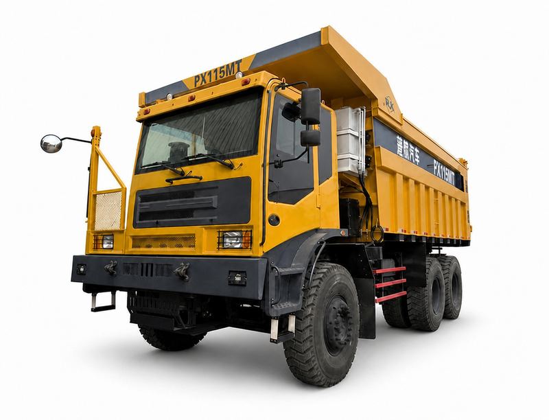 Autocarro con cassone ribaltabile da miniera fuoristrada PX115 da 80 tonnellate